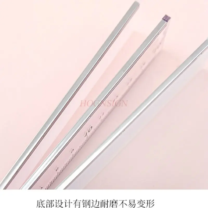 1pcs Student Measurement Scale Drawing Girl Cute Straight Ruler Plastic Cartoon Plastic Ruler