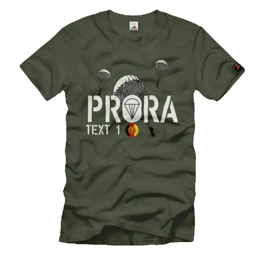 PRORA Air Storm Regiment 40 NVA DDR Paratroopers T-Shirt 100% Cotton O-Neck Summer Short Sleeve Casual Mens T-shirt Size S-3XL