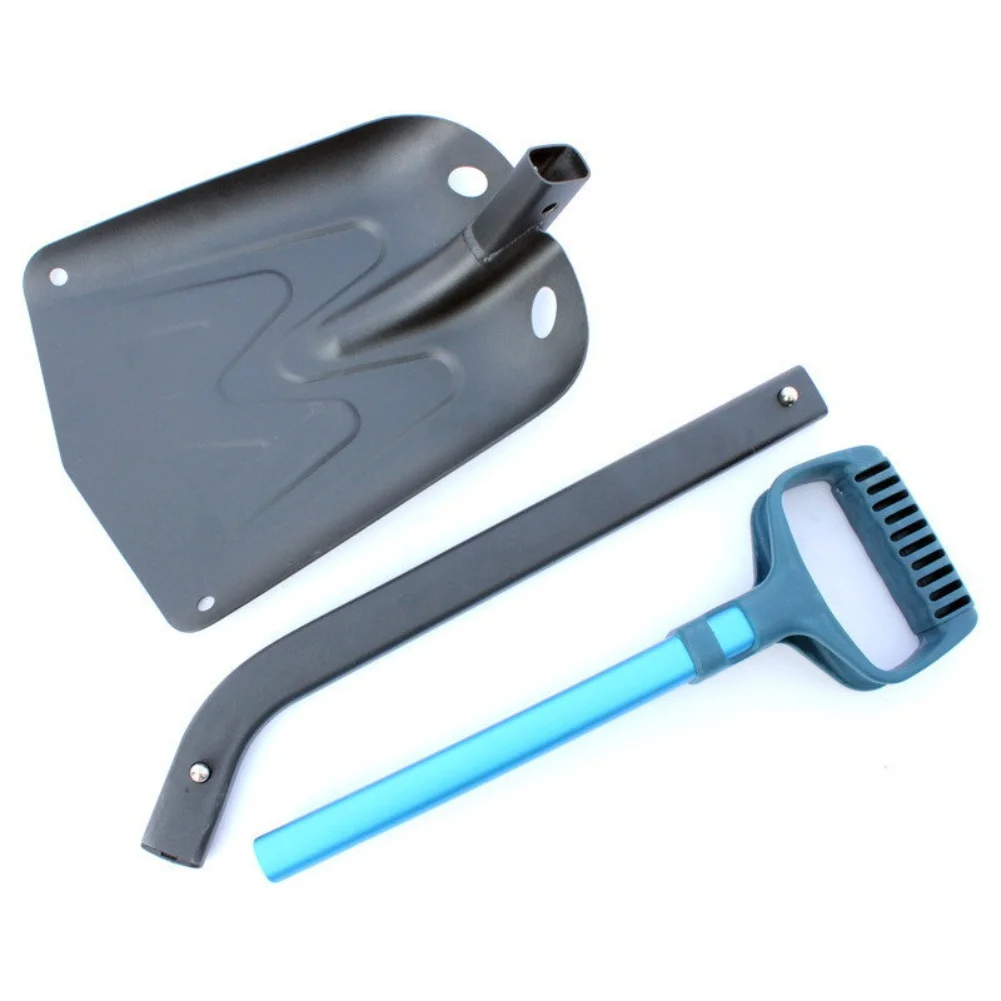 Compact Aluminium Alloy Folding Snow Shovel for Snow Removal and Outdoor Use Lightweight and Easy to Carry on Winter Adventures
