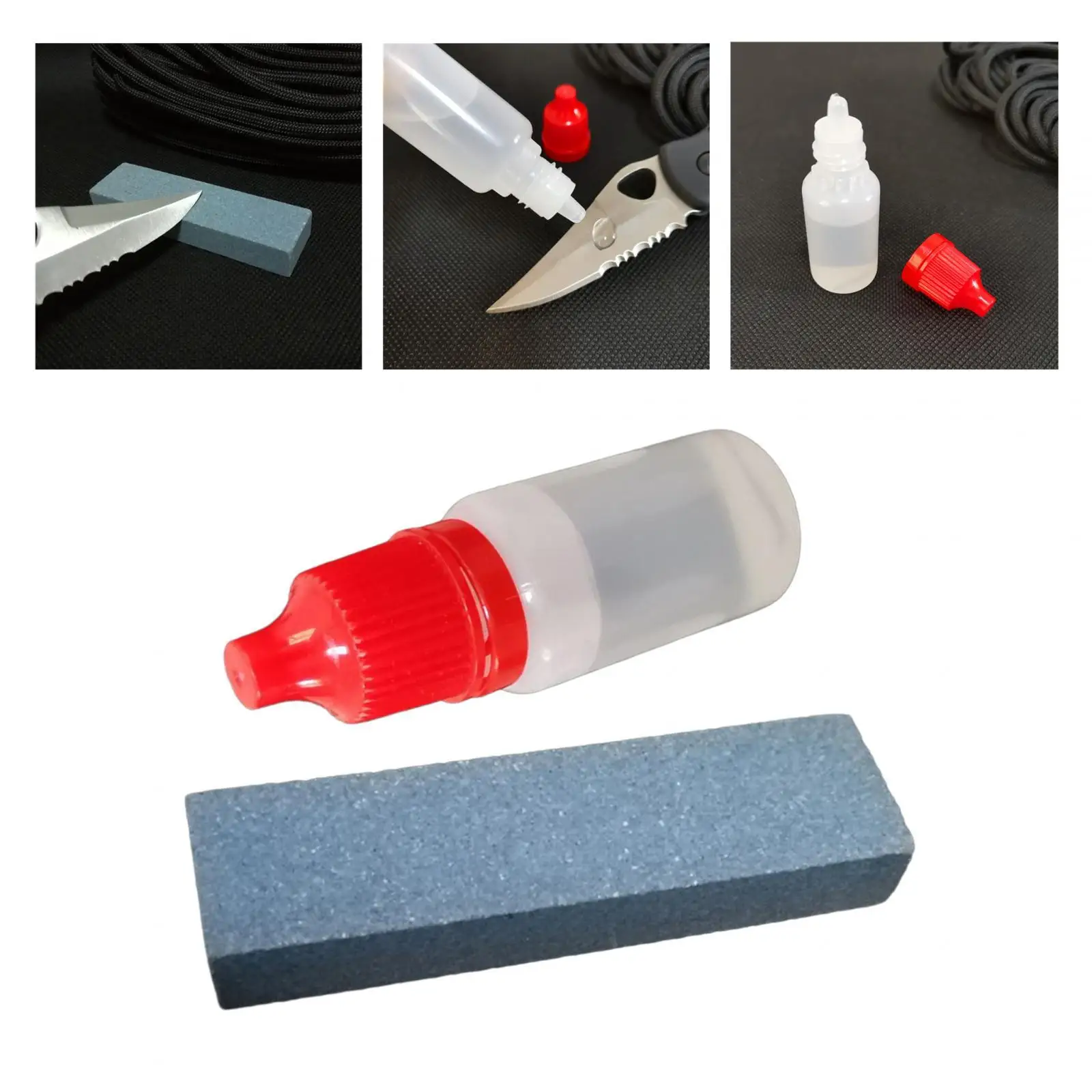 Whetstone Set for Easy Honing Oil Stones Blade Lubricating Oil for Carbon Steel Rust Erasers Antirust Oil Knife Blade Honing Oil