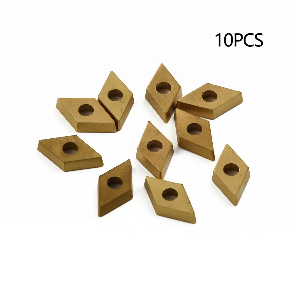 Experience Long Lasting Wear with 10Pcs DCMT070204 YBC251 Carbide Inserts for Lathe Turning Tool Holder Boring Bar