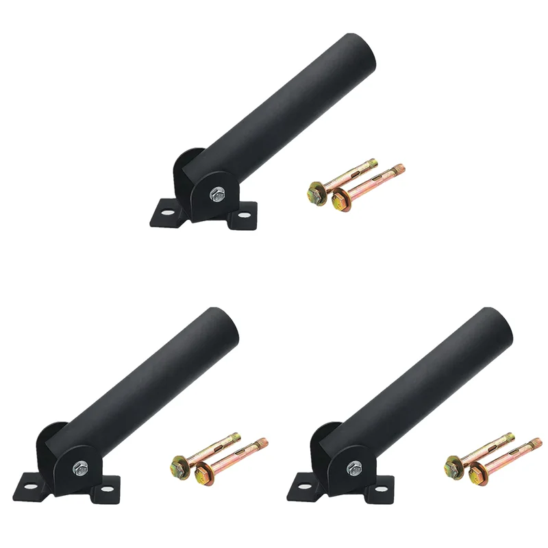 

3X T Bar Row Platform Attachment Install On Floor Or Wall Holder For Barbell Bars Exercises Gym Equipment,50Mm