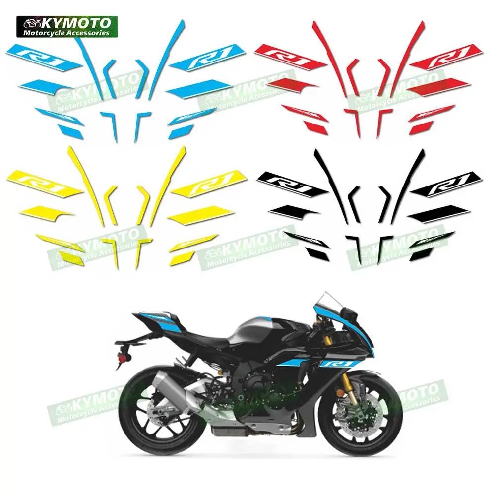 For Yamaha YZF-R1 21 YZF R1-21 2021-2024 motorcycle accessories fairing fuel tank sticker full car sticker kit decoration