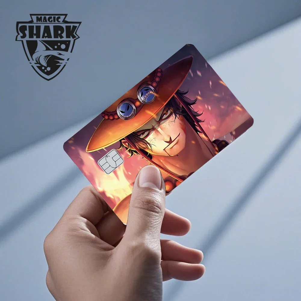 Magic Shark Wanted Anime 3M PVC Matte No Fade Skin Cover Sticker for Metro Debit Credit Card