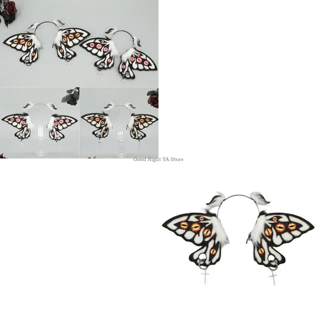 

Форма крыла аниме Hairhoop для ролевой вечеринки японская комикса костюм для волос -полоса Halloween Props Hairhoop для