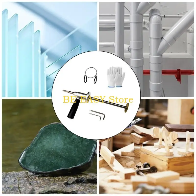 E28F Inside Pipe Cutter for PVC Pipe Adjustable Depth Cutter for Plumbing Projects Cutter for PVC Plumbing Accessories