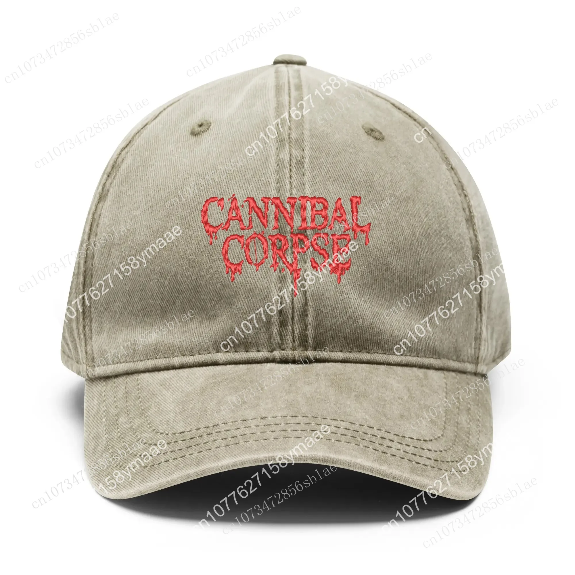 Cannibal Corpse Embroidery Hats Mens Womens Sports Baseball Hat Customized Made DIY Caps Personalized Text Cowboy Trucker Cap