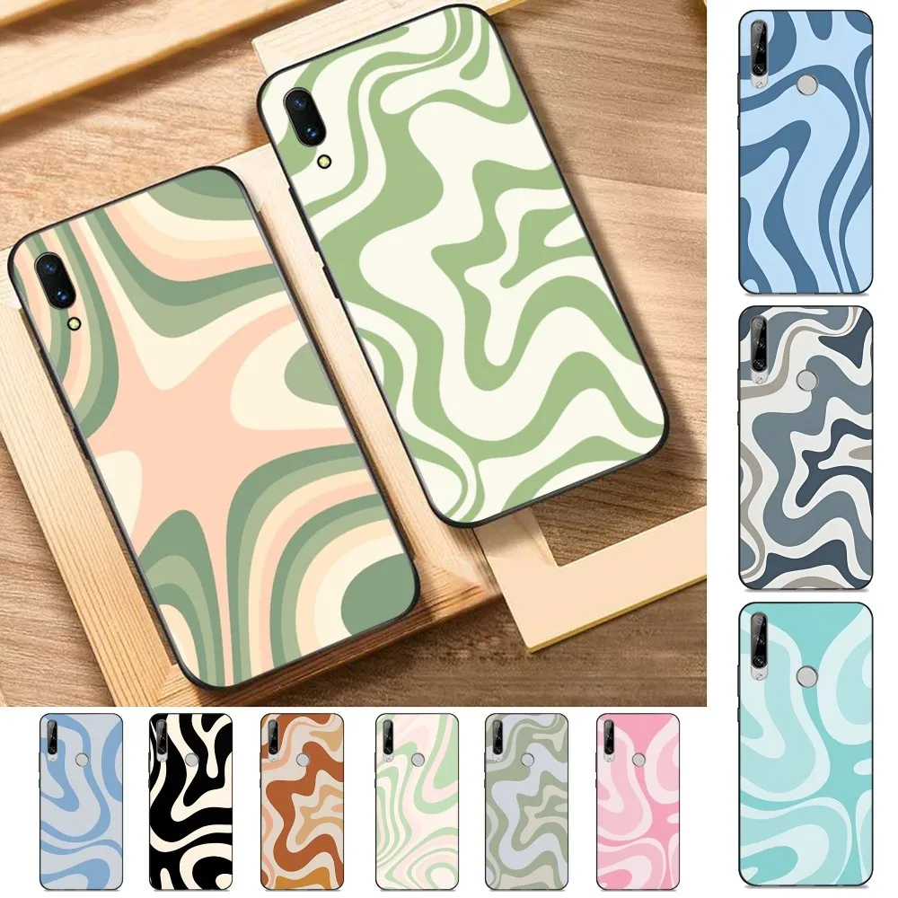 Abstract liquid Swirl Phone Case For Huawei Y9 6 7 5 Prime Enjoy 7s 7 8 plus 7a 9e 9plus 8E Lite Psmart Shell