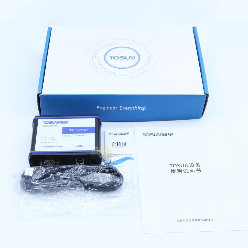 FOR TOSUN TC1026/P TC1026P card 1CH CANFD 6CH LIN Bus Interface 8Mbps Automotive Analyzer Test Device
