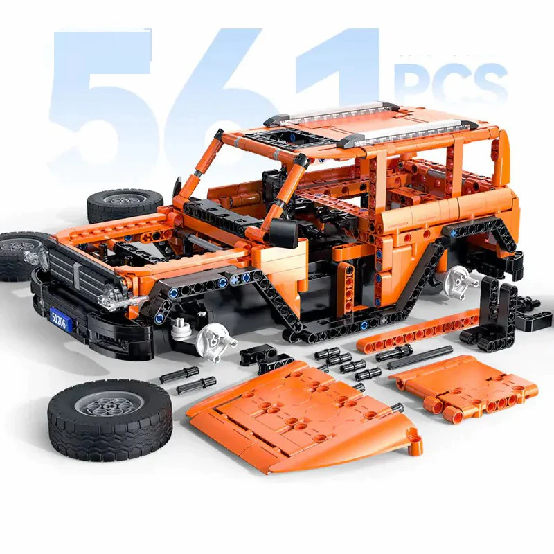 561pcs RC APP Program Tank SUV 1:12 Trucks Pickup Bricks City Off-road Remote Control Car Building Blocks Toy for Boys Gift