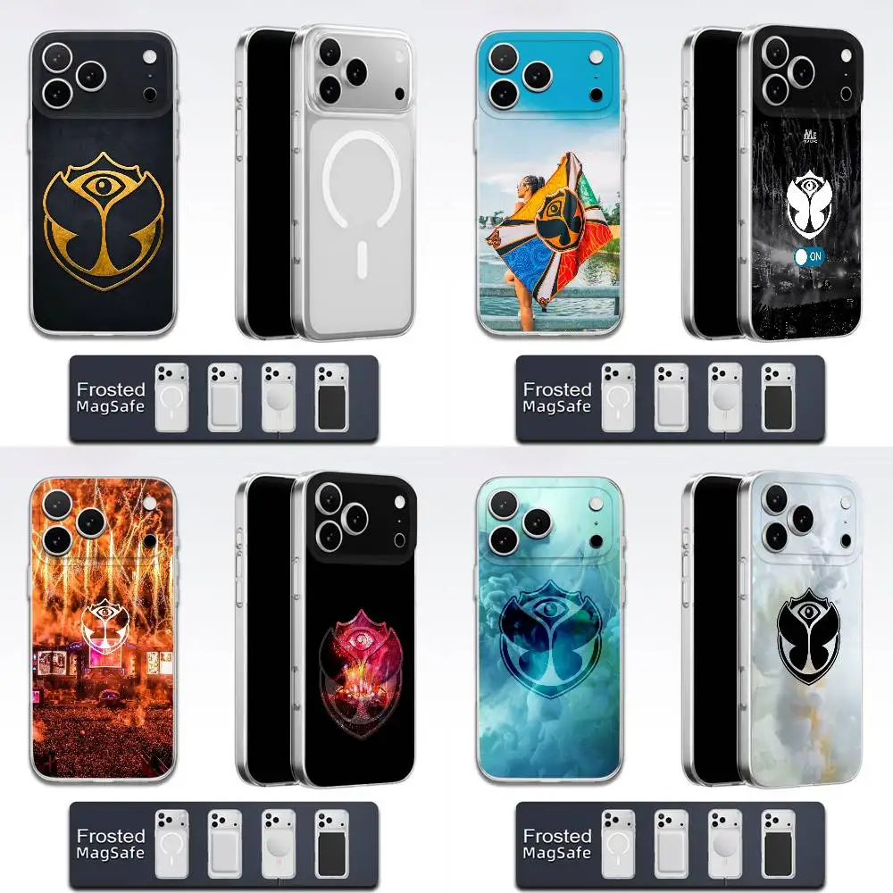 

Music Festival Tomorrowlands Phone Case For iPhone 17,16,15,14,13,12,11,Pro,Max,Plus,E,Air,Mini Magsafe Frosted Transparent