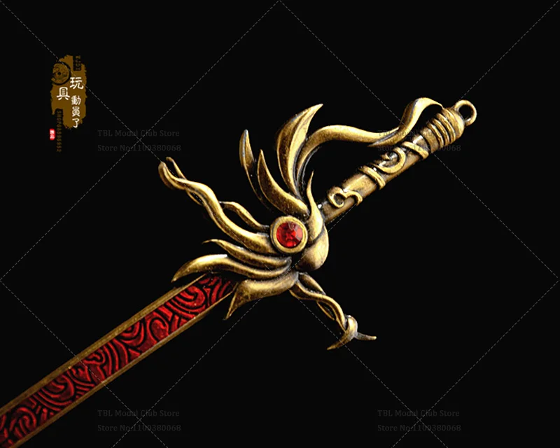 Mini armas femeninas de juguete a escala 1/6, espada Yunzhi, artes marciales, novelas de fantasía, cuentos para figura de acción de 12 pulgadas, accesorios de escena de soldado