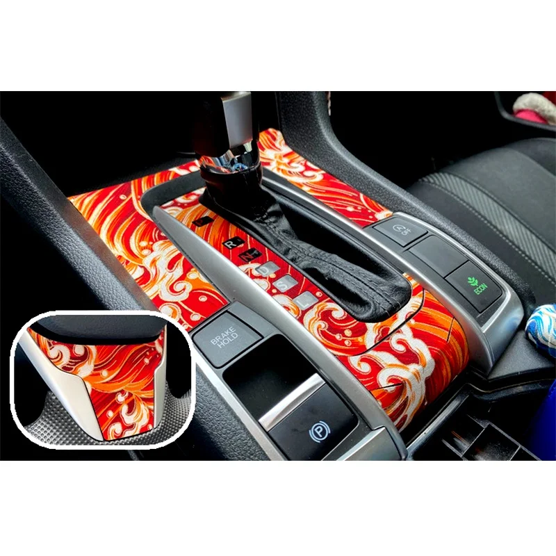 JDM New Japanese Style Automotive Interior Sticker 50*150cm Self-adhesive Tape with Adhesive Wind Cloth Car Interior Car Sticker
