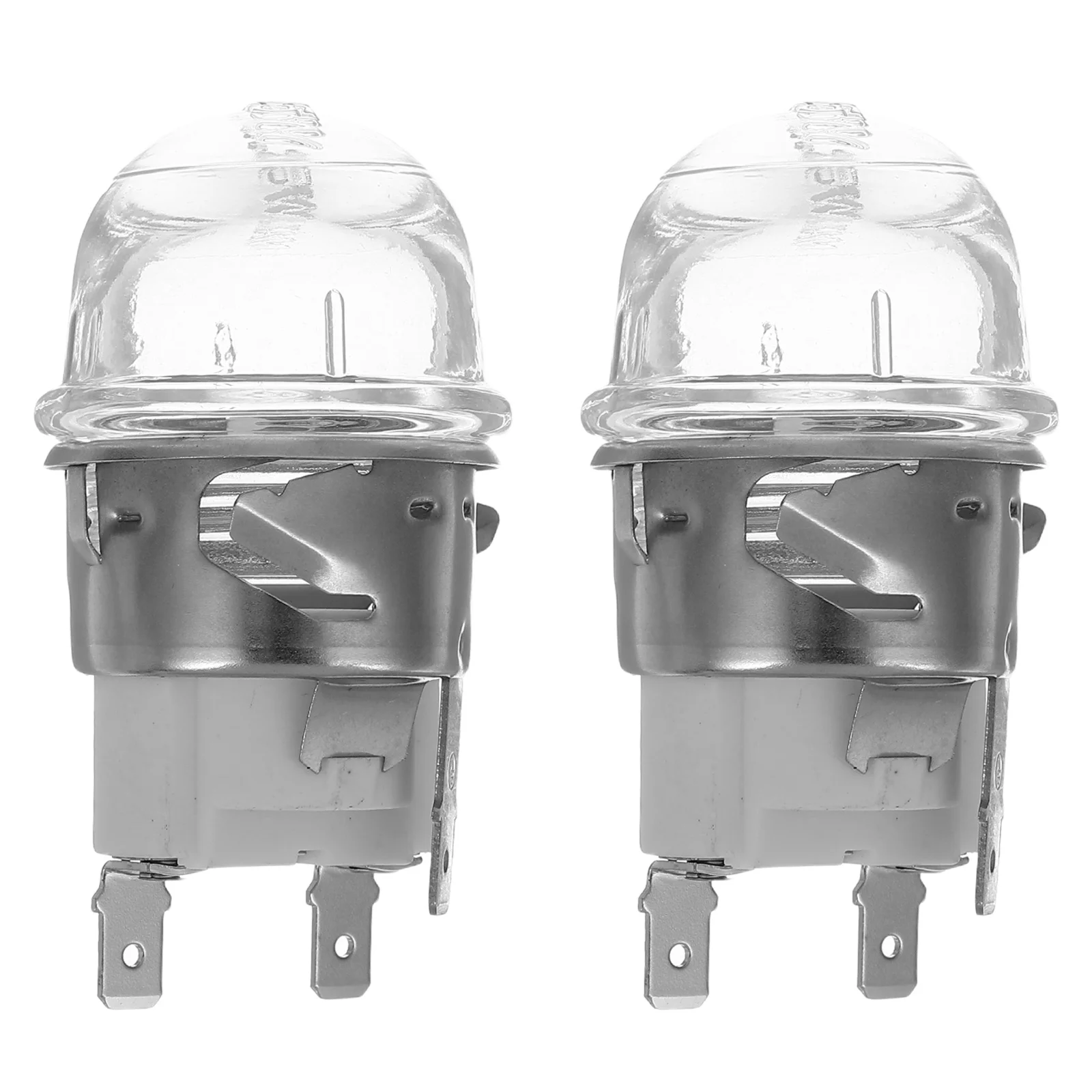 

2Pcs High Temperature Oven Light Socket Heat Resistant Halogen Lamp Holder Replacement Light Bulbs Base for Toaster Oven