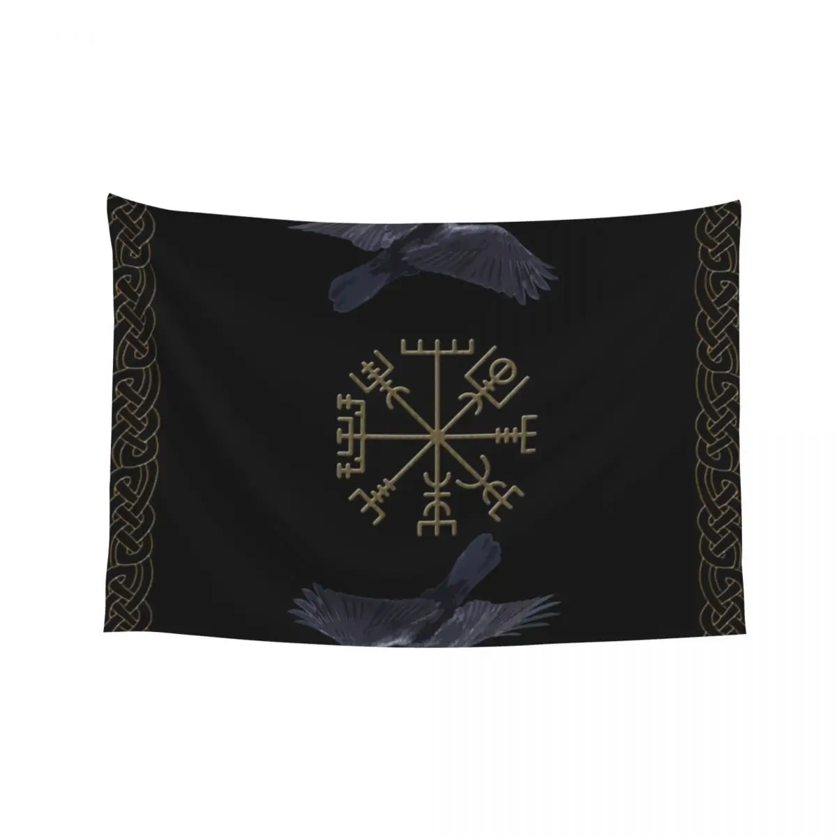 

Viking - Huginn & Muninn Tapestry Korean Room Decor Room Decor For Girls Bedroom Decorations Tapestry