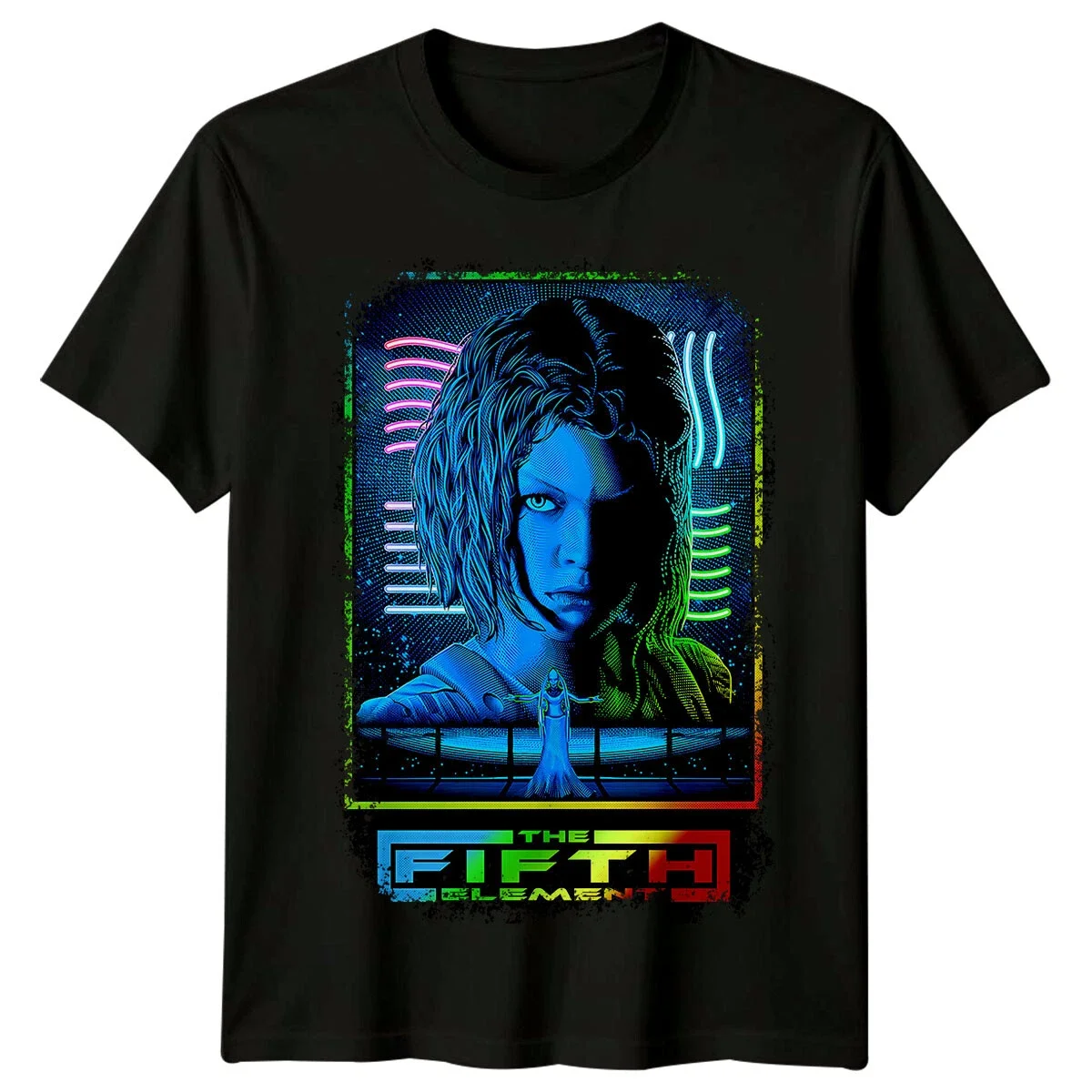 The Fifth Element (1997) Movie Poster Inspired T-Shirt Retro Tee Unisex Gift