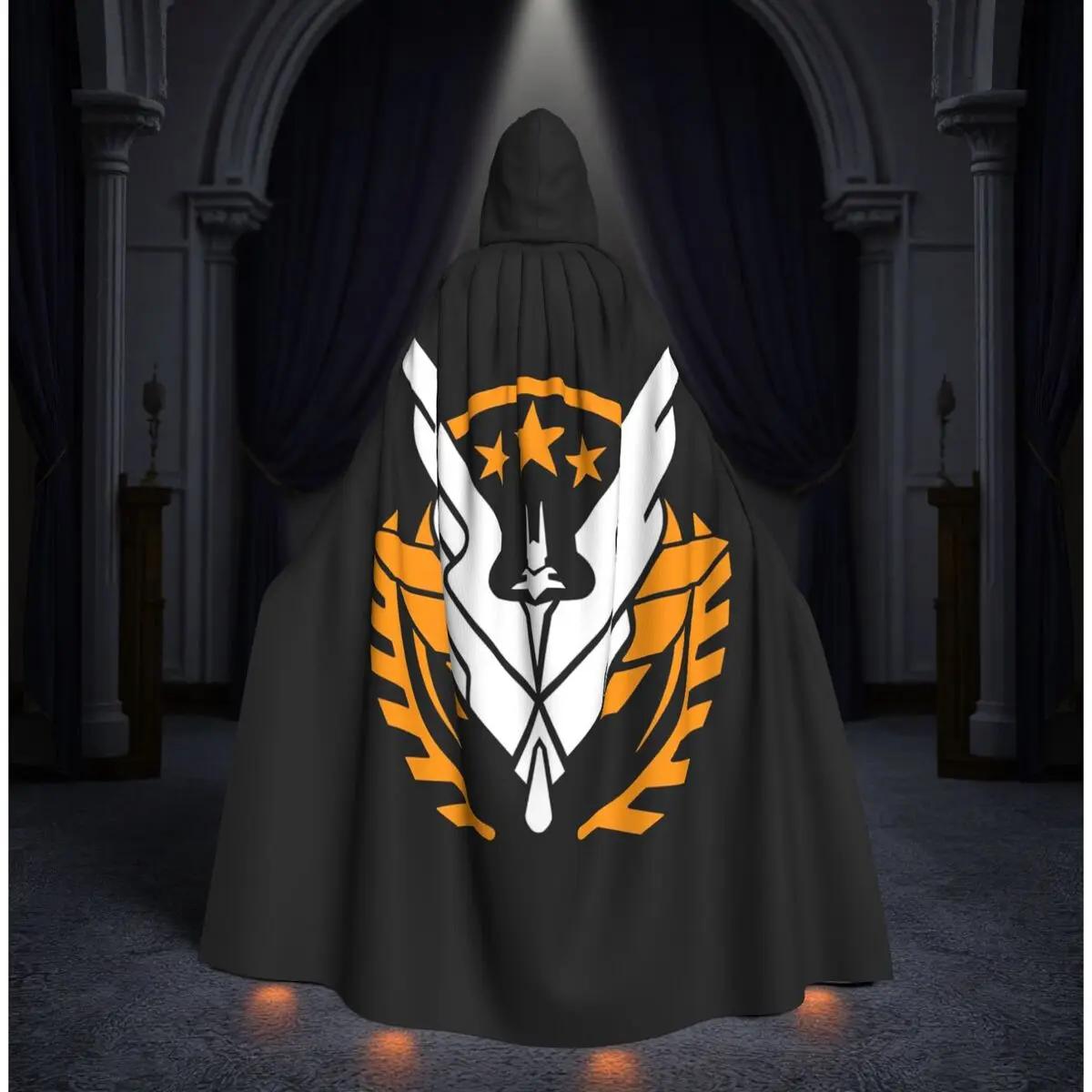 

Элитный костюм — длинный плащ с капюшоном в стиле ведьмы, средневековый костюм для косплея, накидка для Хэллоуина, унисекс для взрослых