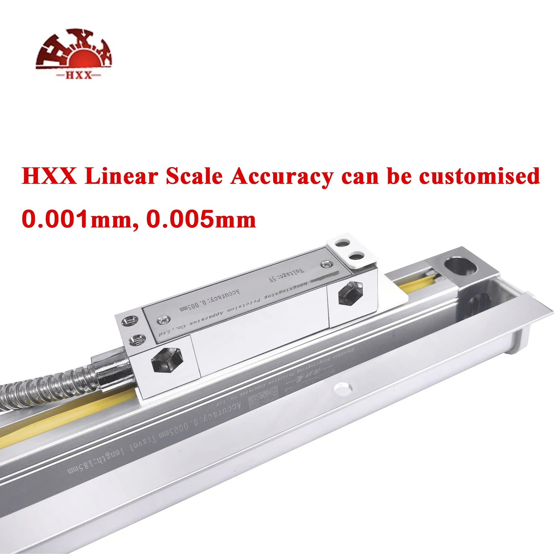 High Accuracy 0.001mm/1um 2 Axis LCD Dro Set Lathe Milling Digital Readout Monitor & Linear Scale Linear Encoder Digital Ruler