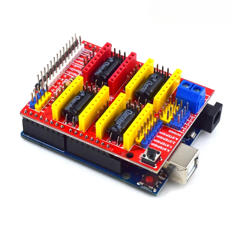 CNC Shield V3 Engraving Machine / 3D Printer / + 4pcs A4988 Driver Expansion Board for Arduino