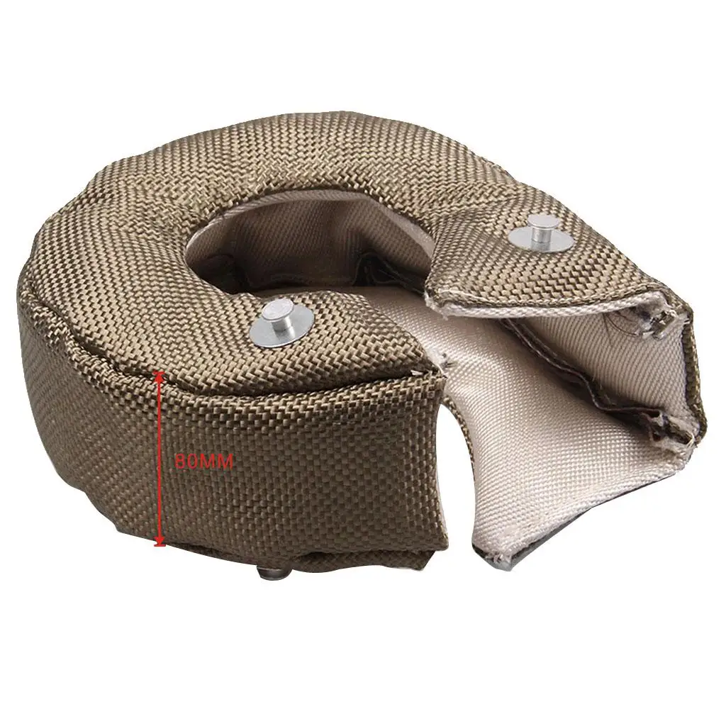 Glass Fiber Turbo Heat Shield Barrier Car T3 Turbo Wrap Auto Turbocharger Accessory for Small Engines