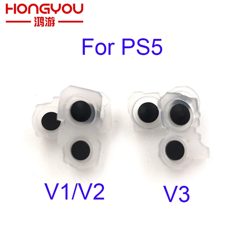 لوحة أزرار لاصقة مطاطية موصلة من السيليكون ، PS5 ، V1 ، V2 ، V3 ، 010 ، 020 ، وحدة تحكم ، L2 ، R2 ، L1 ، R1 ، 20 زوجًا