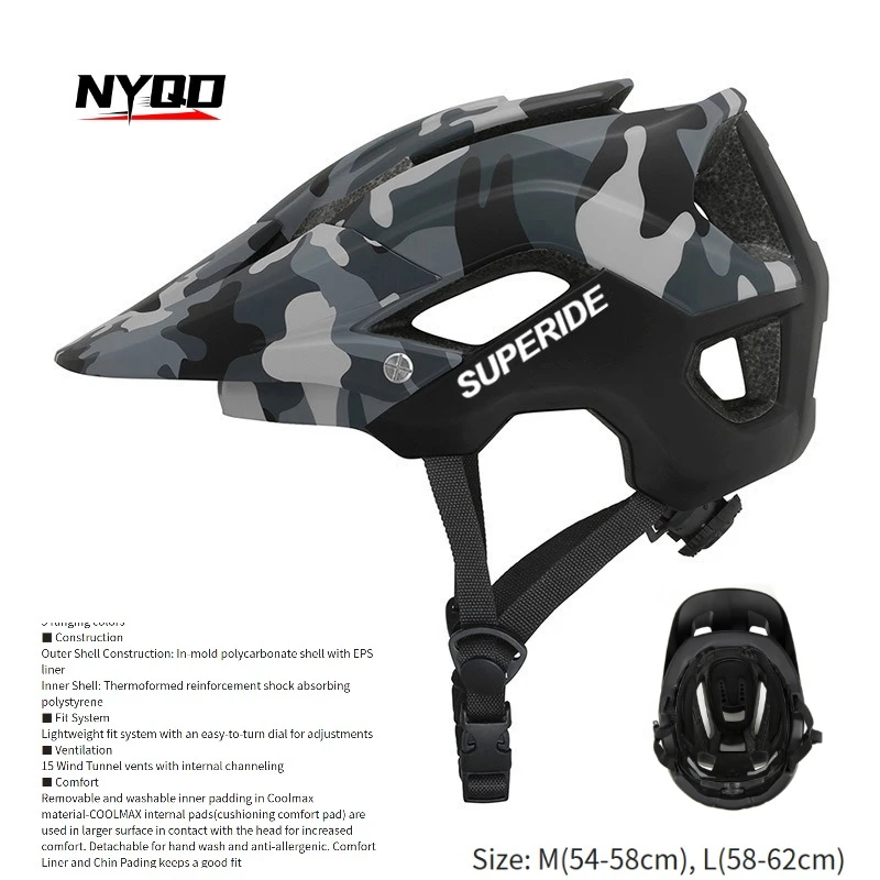 

SUPERIDE In-form DH MTB велосипедный шлем спортивный противоударный дорожный шлем для горного велосипеда для мужчин и женщин велосипедный шлем для верховой езды