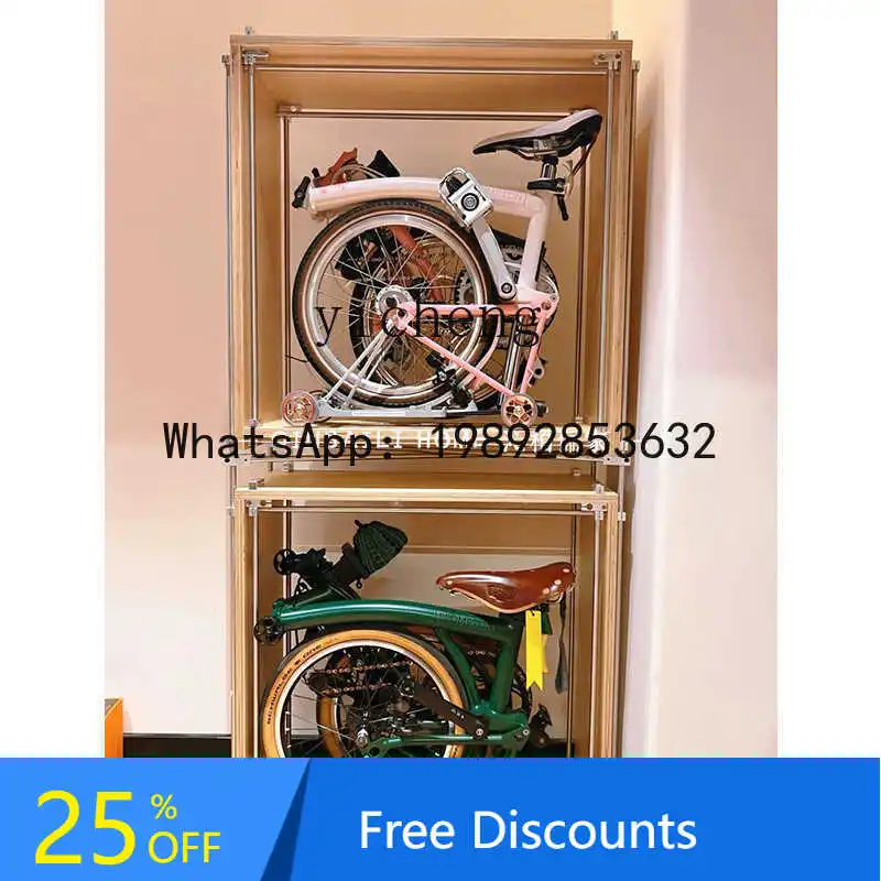 

AB folding bicycle display rack double floor rack bicycle display storage rack