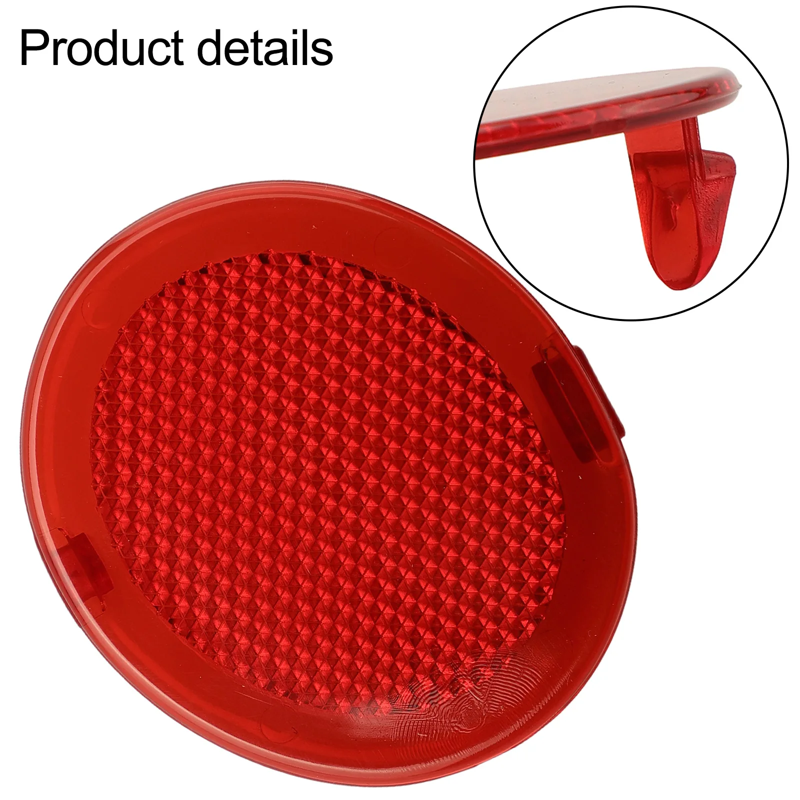 Newest Sale Inside Door Reflector Panel Light Red For Chevrolet For Corvette For C6 2005-13 Direct Replacement Car Accessories