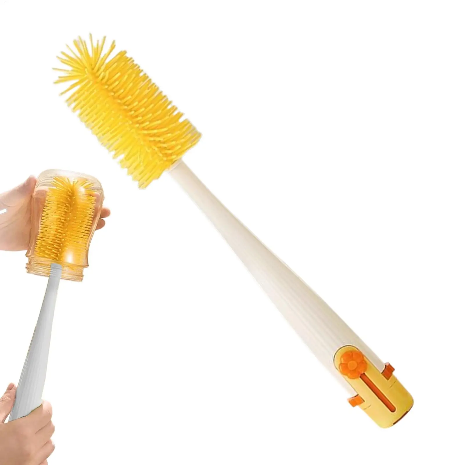 

Bottle Brush Bottle Scrubber Brush For Cleaning Multifunctional Home Kitchen Cups Washing Scrubber Tools For Nipple Lids Straws