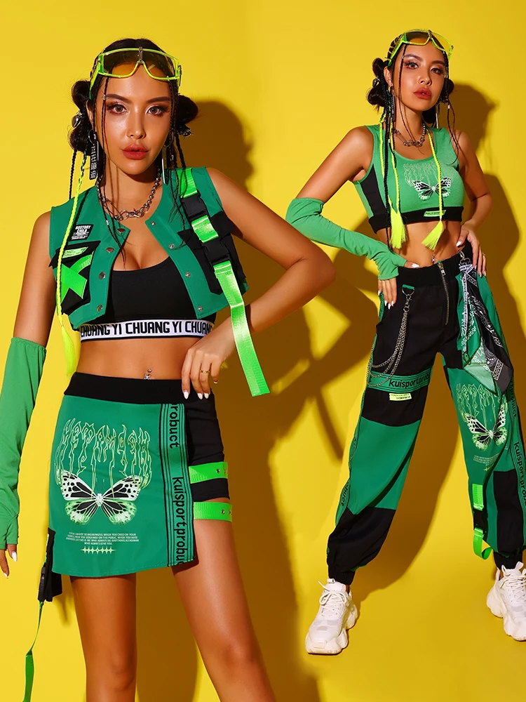 زي أداء فرقة الرقص النسائية الكورية، مجموعة ملابس رقص الجاز، أزياء الشارع بأسلوب الهيب هوب، زي أداء لحفلات نهاية العام