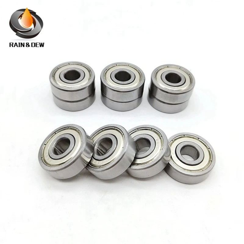 Double Shielded Ball Bearings 10PCS 688ZZ 8X16X5 mm Miniature Double Metal Sealed Bearings For 3D Printer Parts