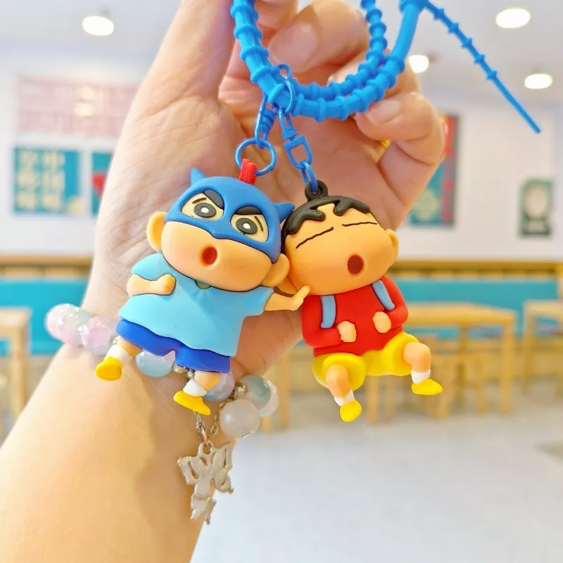 

Cartoon Anime Crayon Shin-Chan Classic Cute Shape Keychain Doll Car Key ring Couple Backpack Hanging Ornament Birthday Gifts