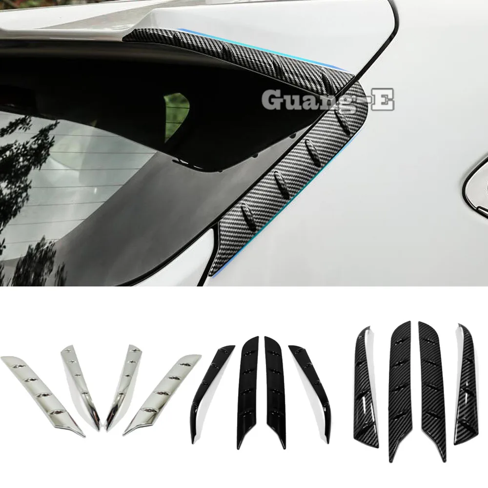 

Car Rear Window Side Cover for Toyota Highlander Kluger 2020 2021 2022 2023 2024 2025+Tail Spoiler Side Triangle Wing Trim Panel