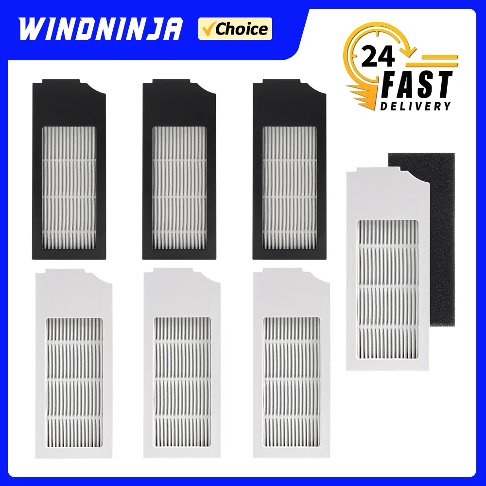 Hepa Filter Replacement For Ecovacs Deebot X1S PRO/T10 OMNI/T10 TURBO/X1 OMNI/X1 TURBO Multi Layer Strong Adsorption Parts