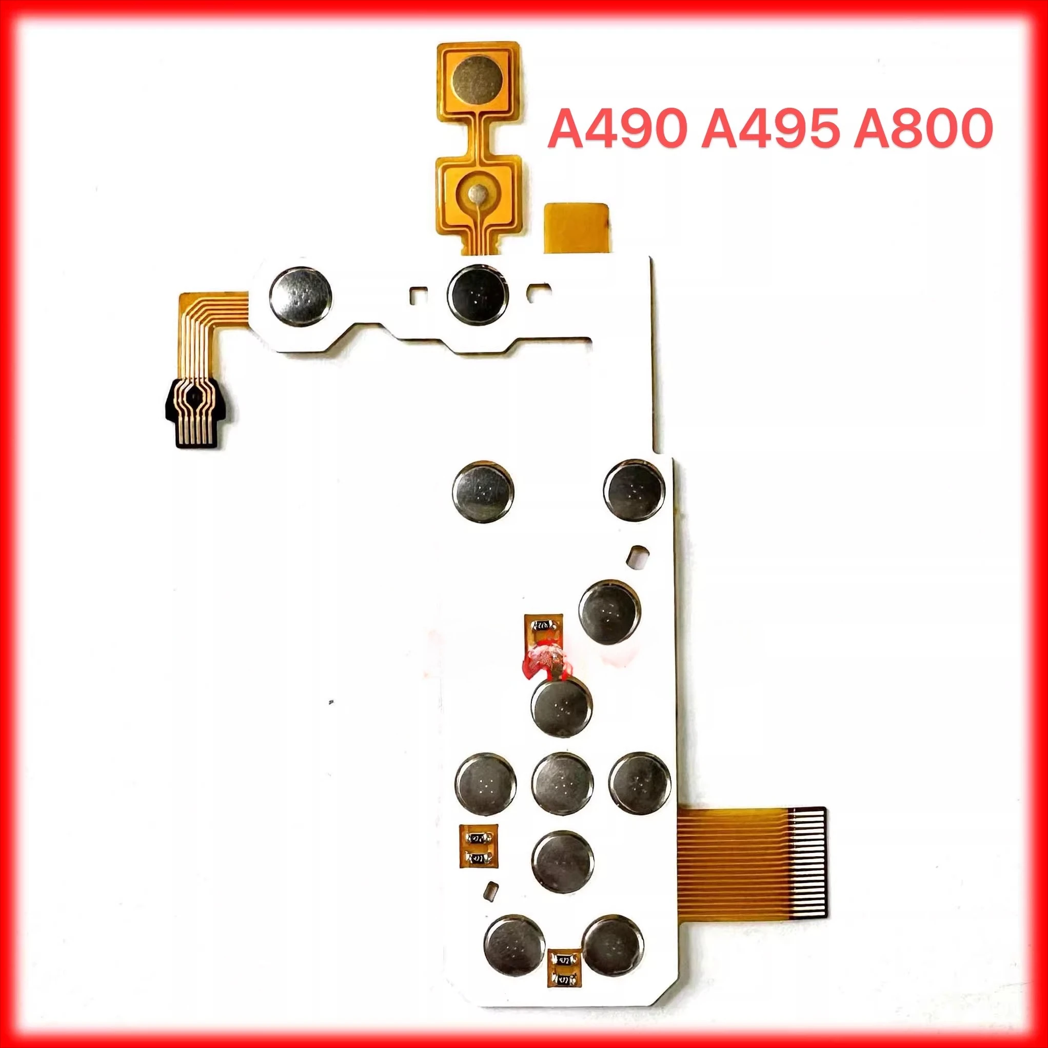 

New Improved Keypad Button Board Power Switch Flex Cable For Canon A490 A495 A800