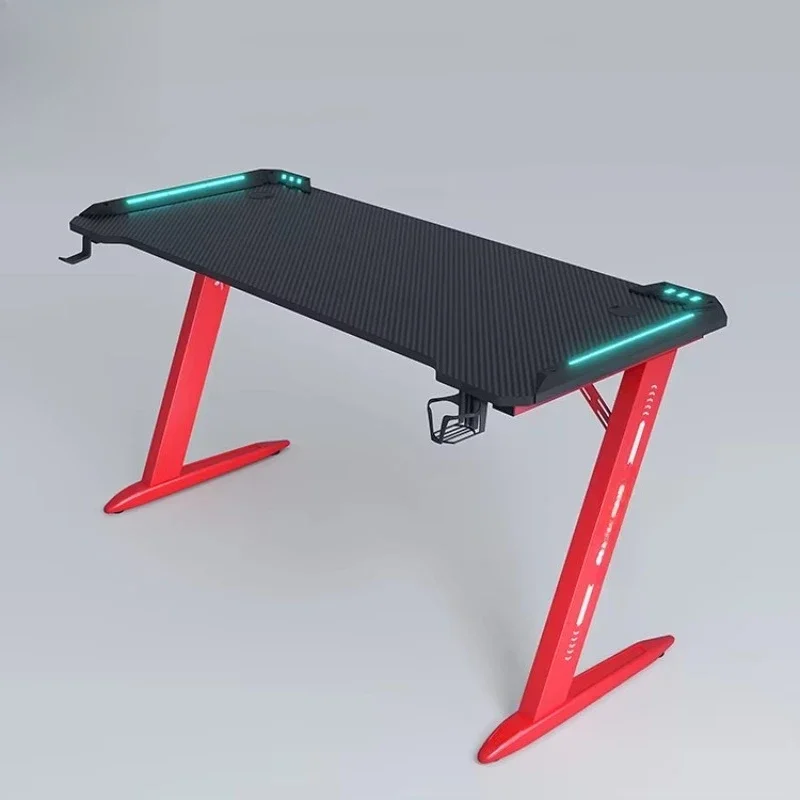 

Newly designed game table with light expansion shelf home office simple assembly computer table game table