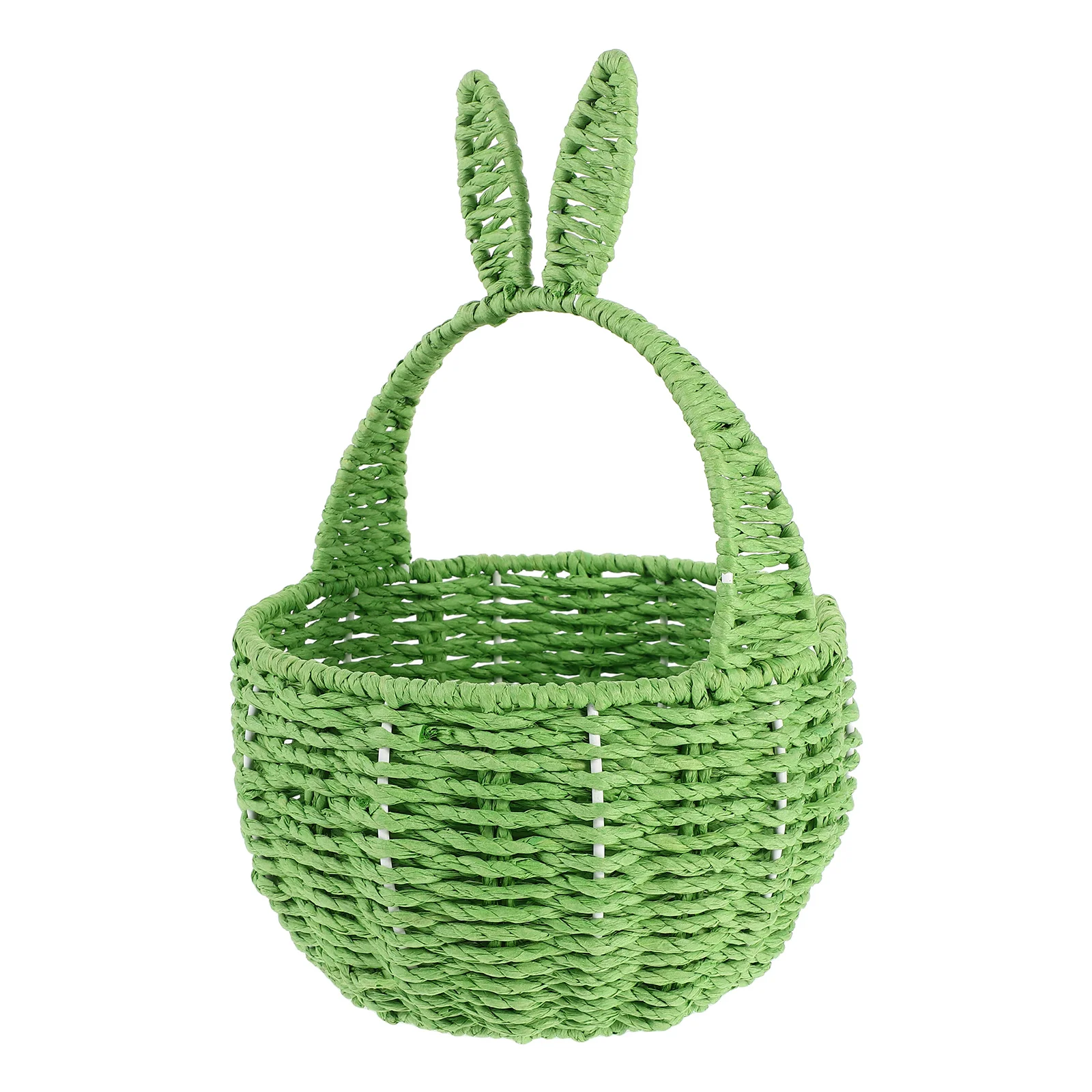 

RV Storage Basket Woven Rabbit Ear Small Picnic Breathable Portable Fruit Vegetable Baskets Storage ganization Car Interior