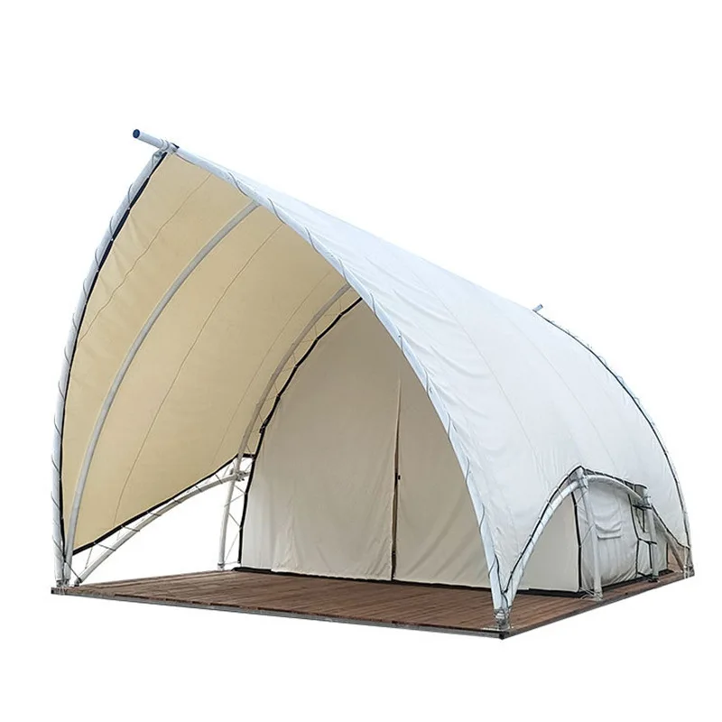 

Campground sailing tent advertising wild luxury cultural tourism resort hotel tent