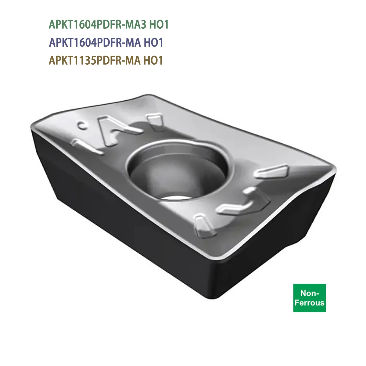 KORLOY-CNC مخرطة تحول أداة ، طحن القاطع ، 100% الأصلي ، فابت ، فاب t1135 ، فاب t1604 ، بدفر ، بدسر-مم-ما-MA3 H01 NCM325 PC6510