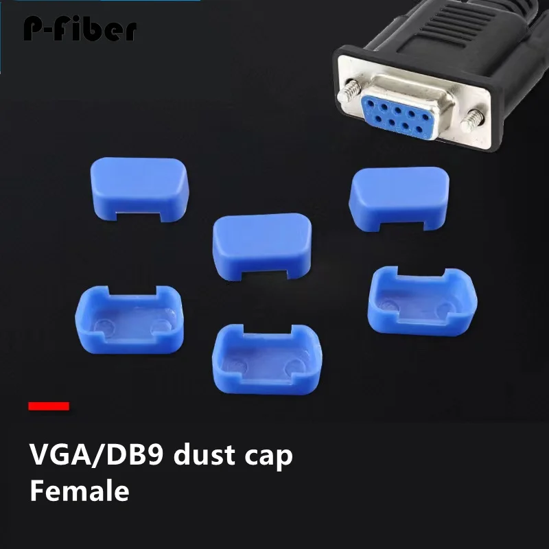 dust plug DB9 female RS232 COM port 500pcs for notebook computer protective cover dust cap P-fiber