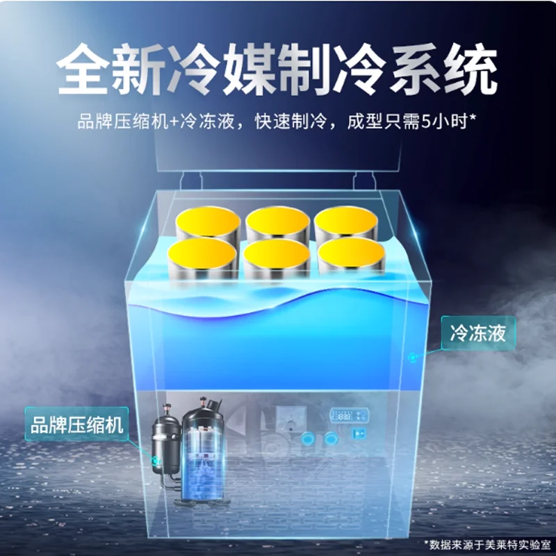 Flat Pan Fry Ice Cream Rolled Machine Fried Yogurt Machine Stainless Steel Fruit Smoothie Machine