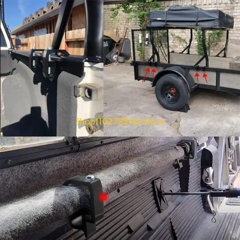 

547B Secure Grip Truck Top Clamps campers House Holding Clamps Truck Caps Locking Clamps Upgrades for Outdoor Enthusiasts