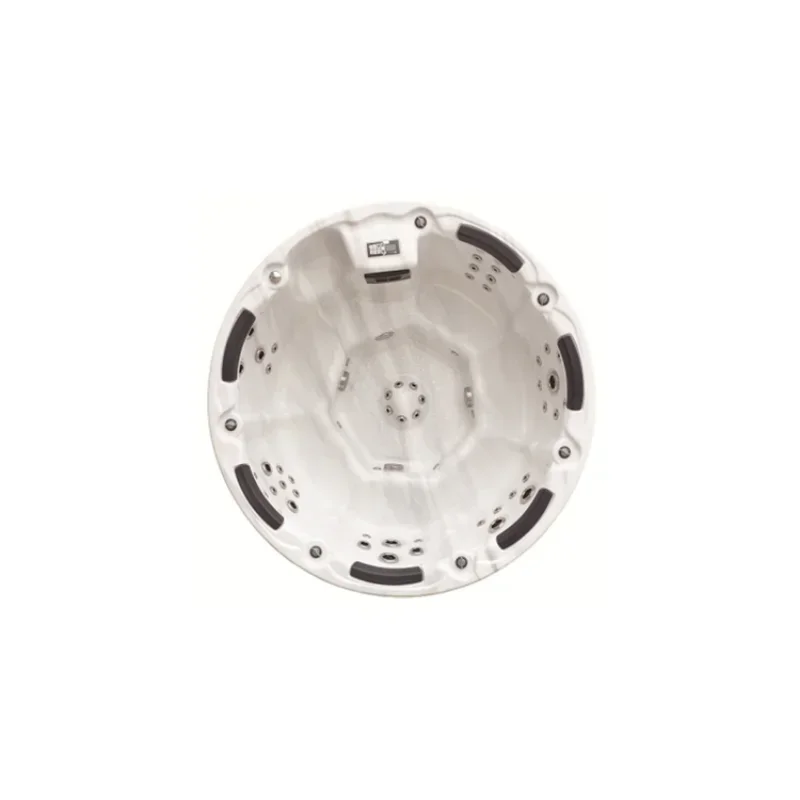 Neues rundes Whirlpool-Spa mit geräumigen Sitzen