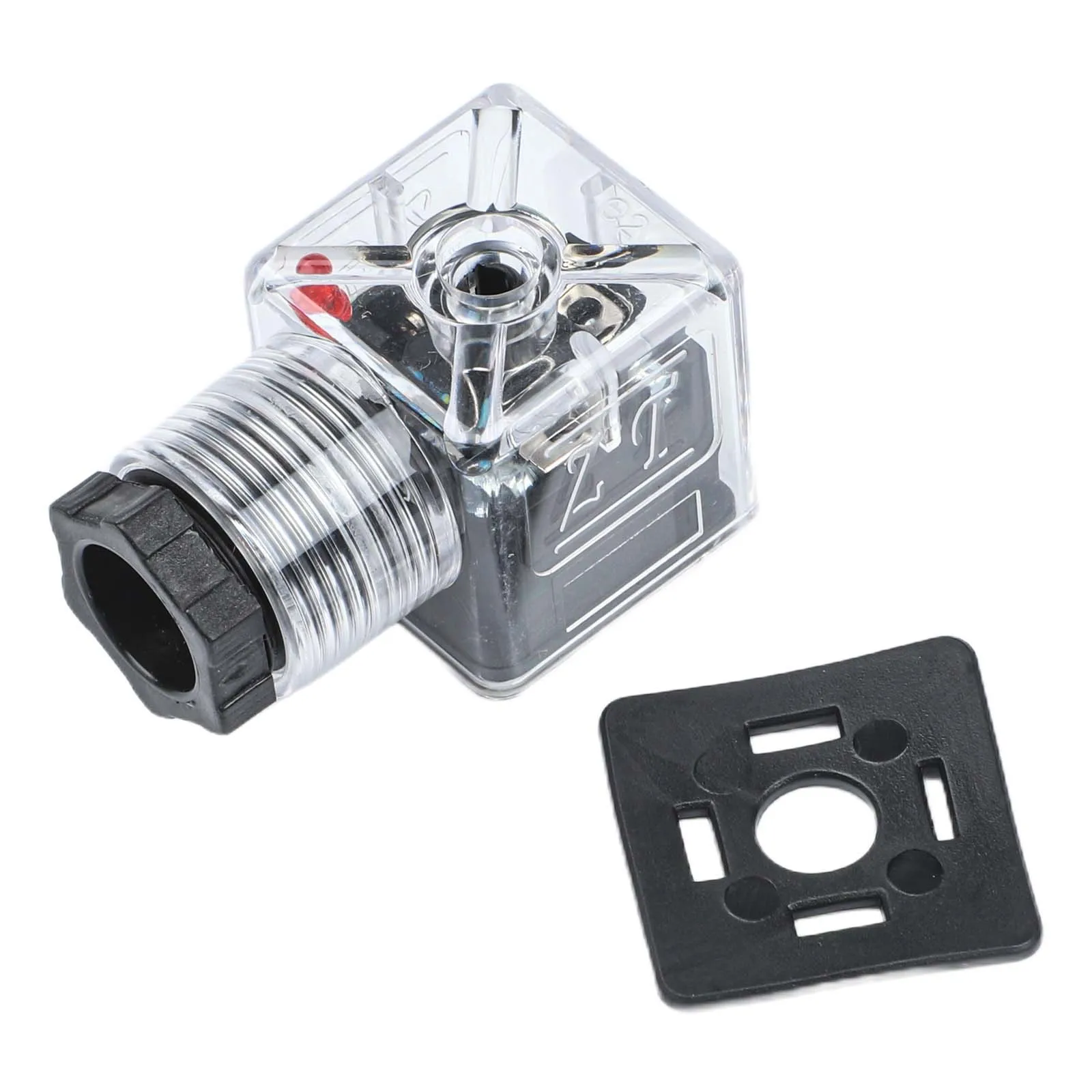 1PCS 24V Solenoid Coil Hydraulic Valve Plastic Metal Voltage Transparent Solenoid Valve Dustproof Power Tool Accessories