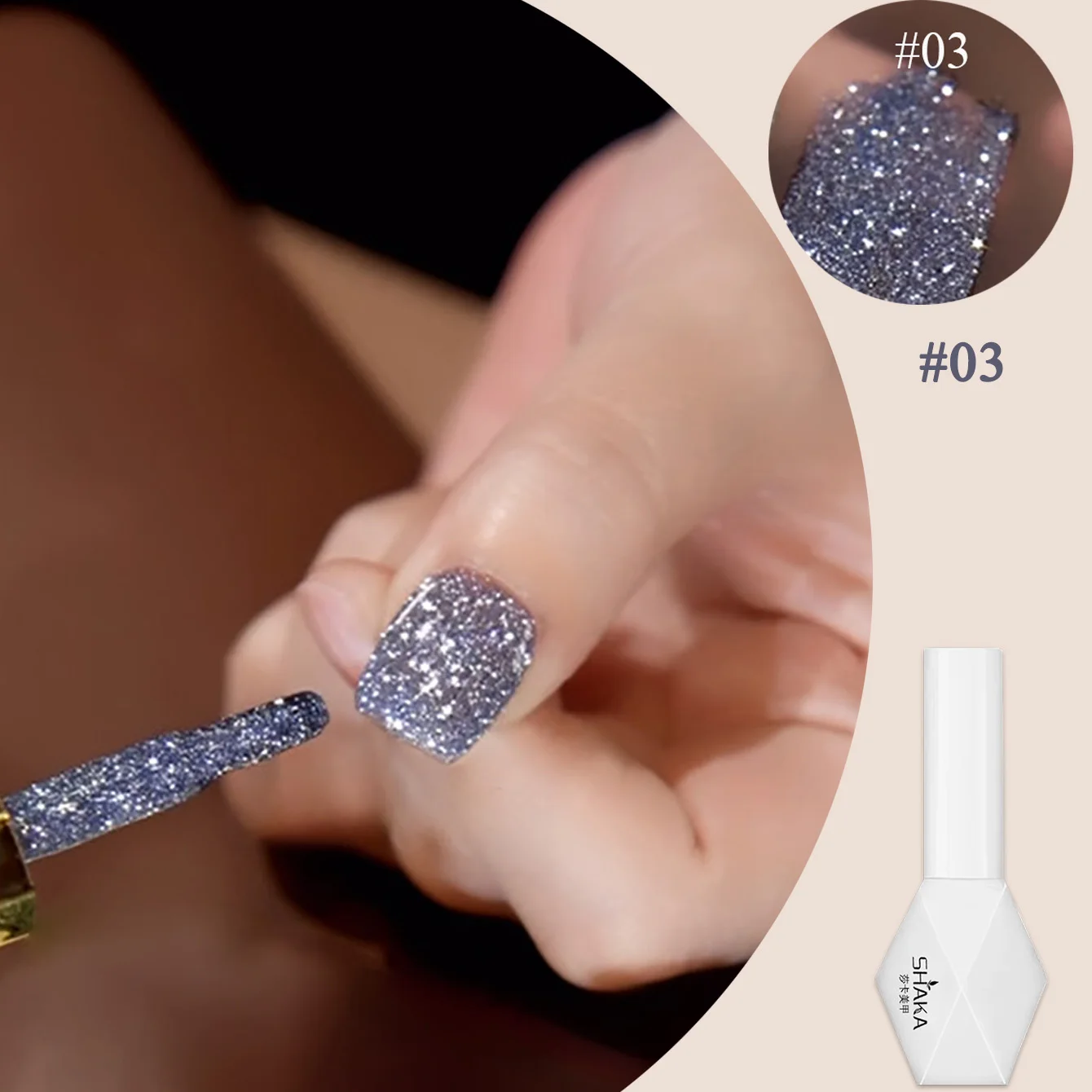 1 قطعة WS الخريف/الشتاء سوبر فلاش بريق هلام مسمار الفن العلوي نهر هلام مسمار البولندية فلاش الأبيض عاكس كسر الماس هلام