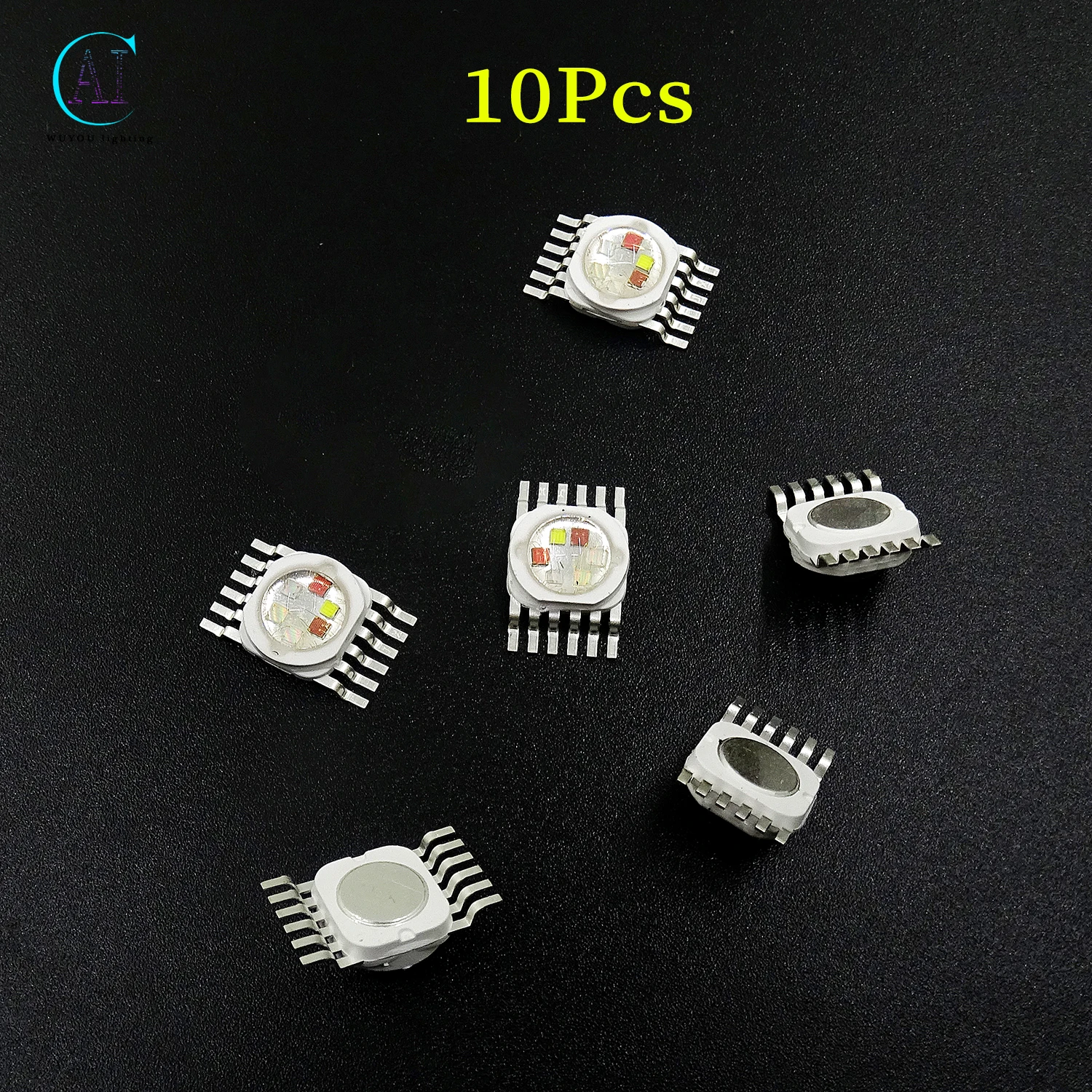 10Pcs/Pack 10W RGBWA UV 4 in 1/5 in 1/6 in 1 LED Bead Light Source for Stage Lights Maintenance Accessories