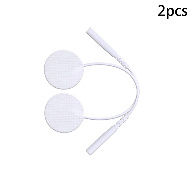 2 قطعة منصات القطب ذاتية اللصق مع هلام موصل ل EMS الكهربائية محفز العضلات نبض مدلك استبدال الملحقات #4