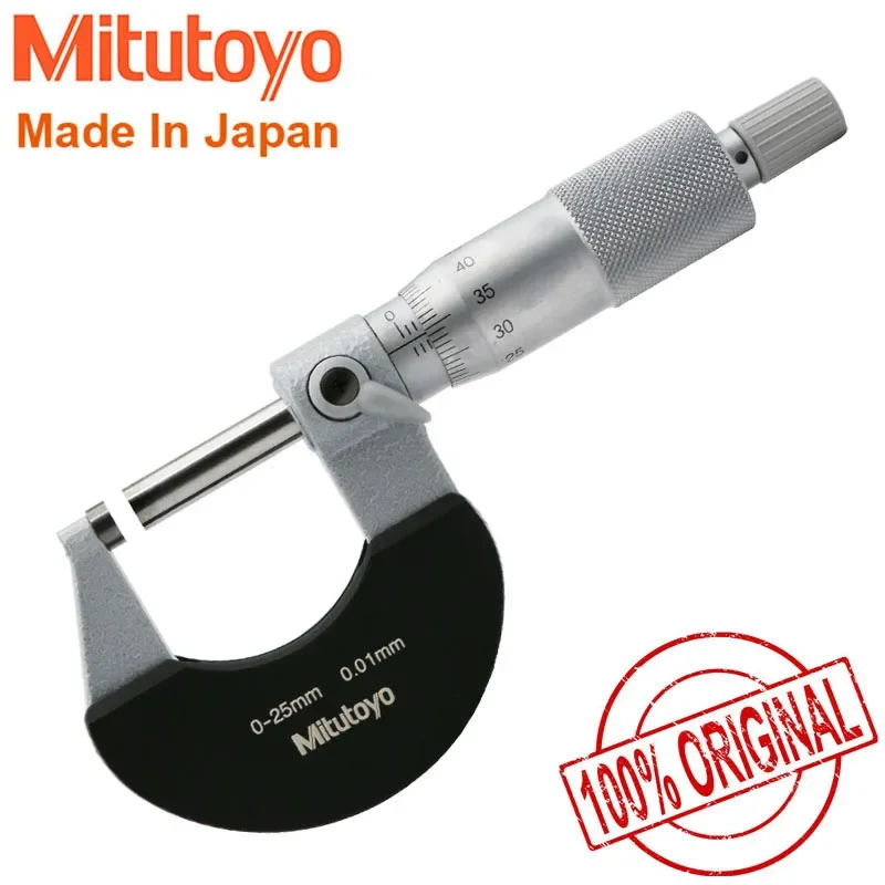 

Mitutoyo Original Outside Micrometers,Heat-insulated frame,102-301 0-25mm,102-302 25-50mm,graduation 0.01mm