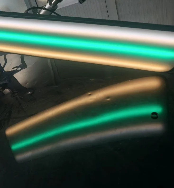 9LED PDR Dent Reflector Board Mobile Wheel Stand 115cm Adjustable Dual Power Car Dent Repair Inspection Light 3