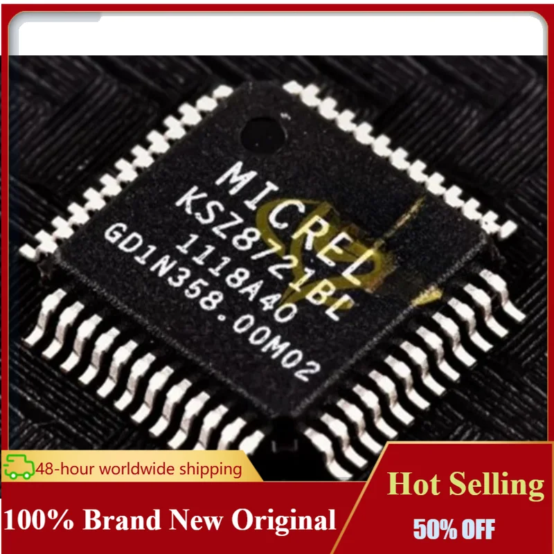 3-30PCS KSZ8721BL KSZ8721 LQFP-48 Ethernet Transceiver Chip in Stock Large Inventory Brand New Hot Selling